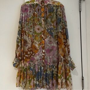 Zimmermann Multicolor Floral Dress